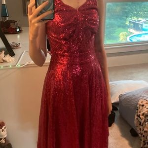 Grace Karin, Pink sequin, Fit n’ Flair